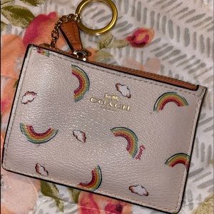 Coach id car key ring